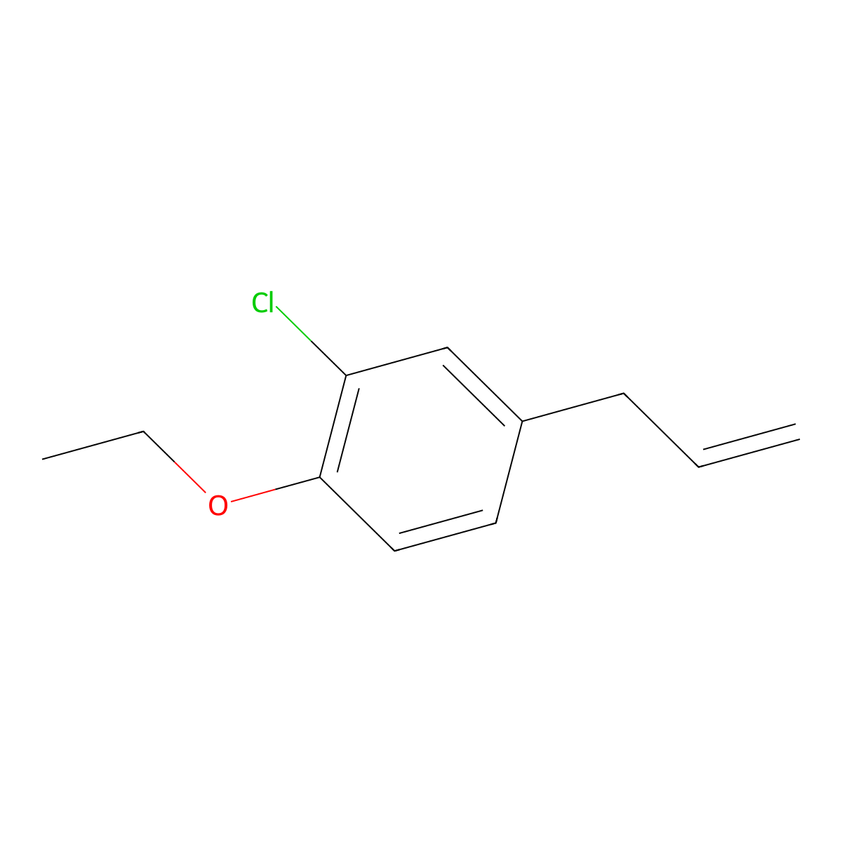 3-(3-Chloro-4-ethoxyphenyl)-1-propene molecular structure, CAS 1378595-33-5