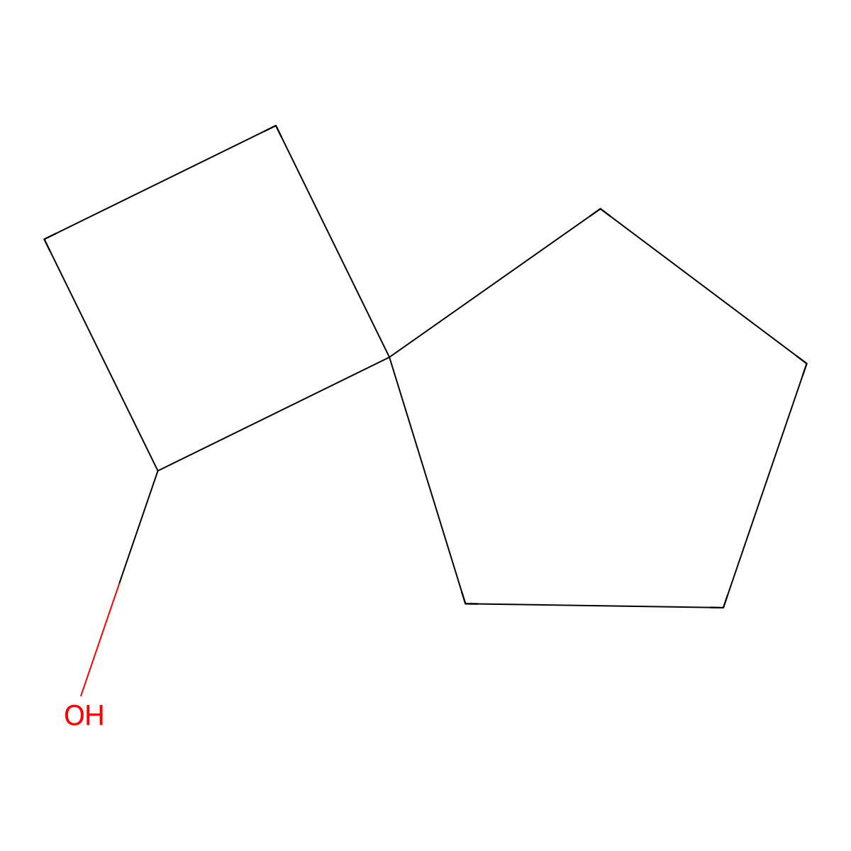 Spiro[3.4]octan-1-OL molecular structure, CAS 1378654-54-6