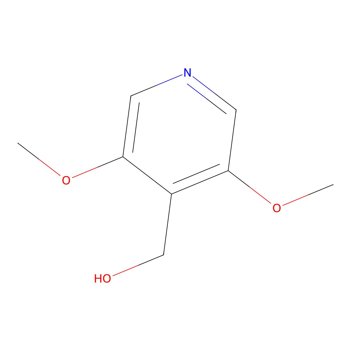 (3,5-Dimethoxypyridin-4-yl)methanol molecular structure, CAS 1378654-92-2