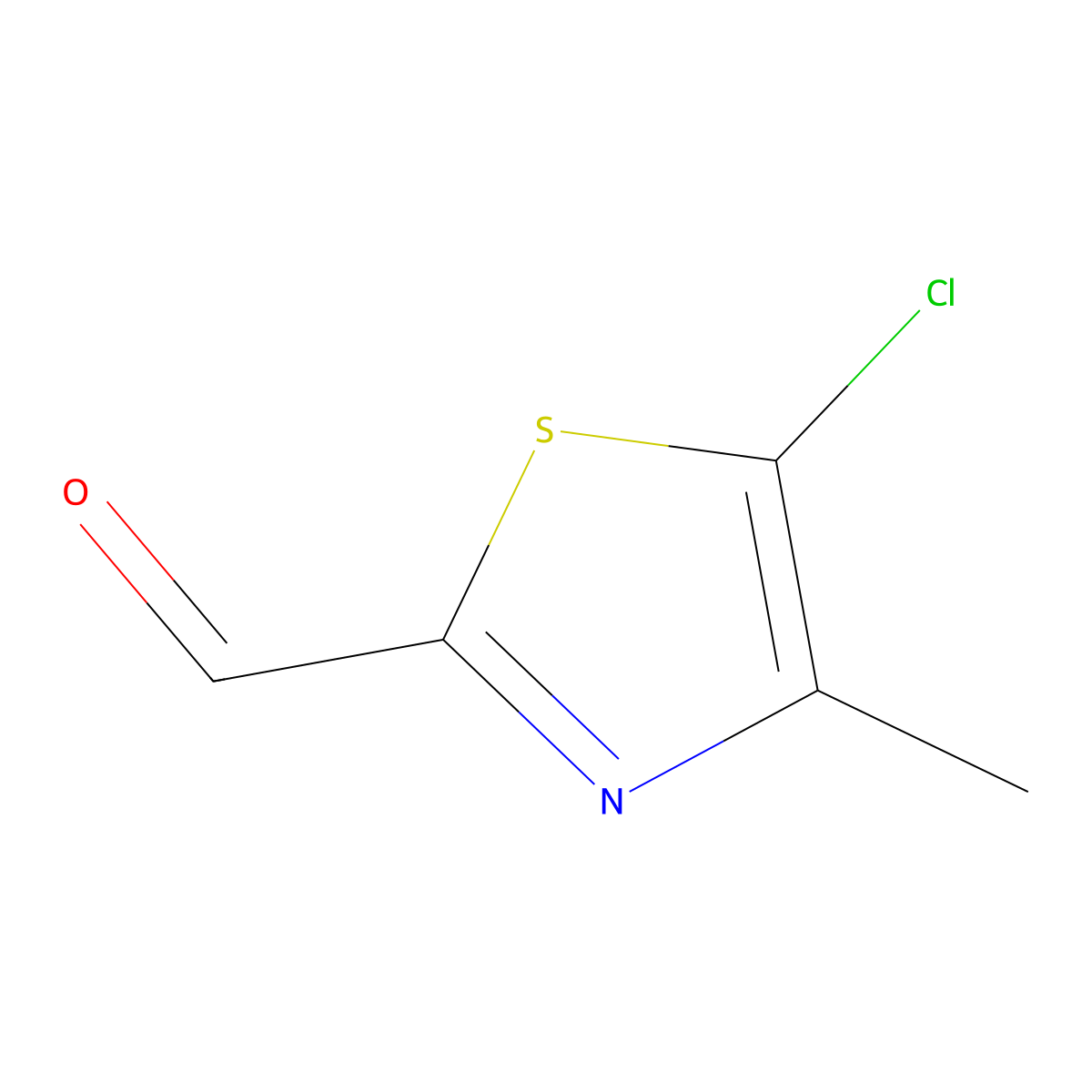 5-Chloro-4-methylthiazole-2-carbaldehyde molecular structure, CAS 1378657-02-3