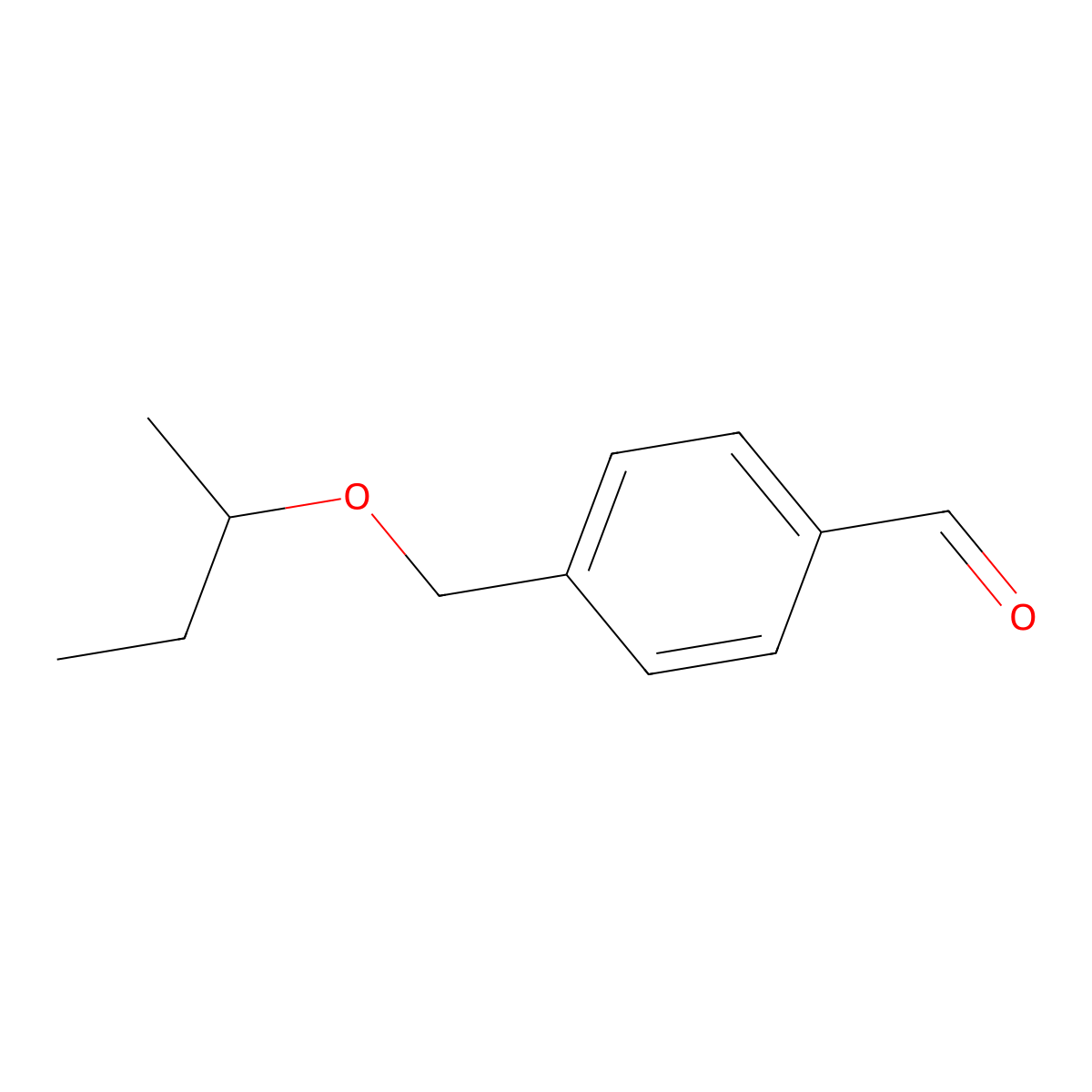 4-[(sec-Butyloxy)methyl]benzaldehyde molecular structure, CAS 1378657-49-8