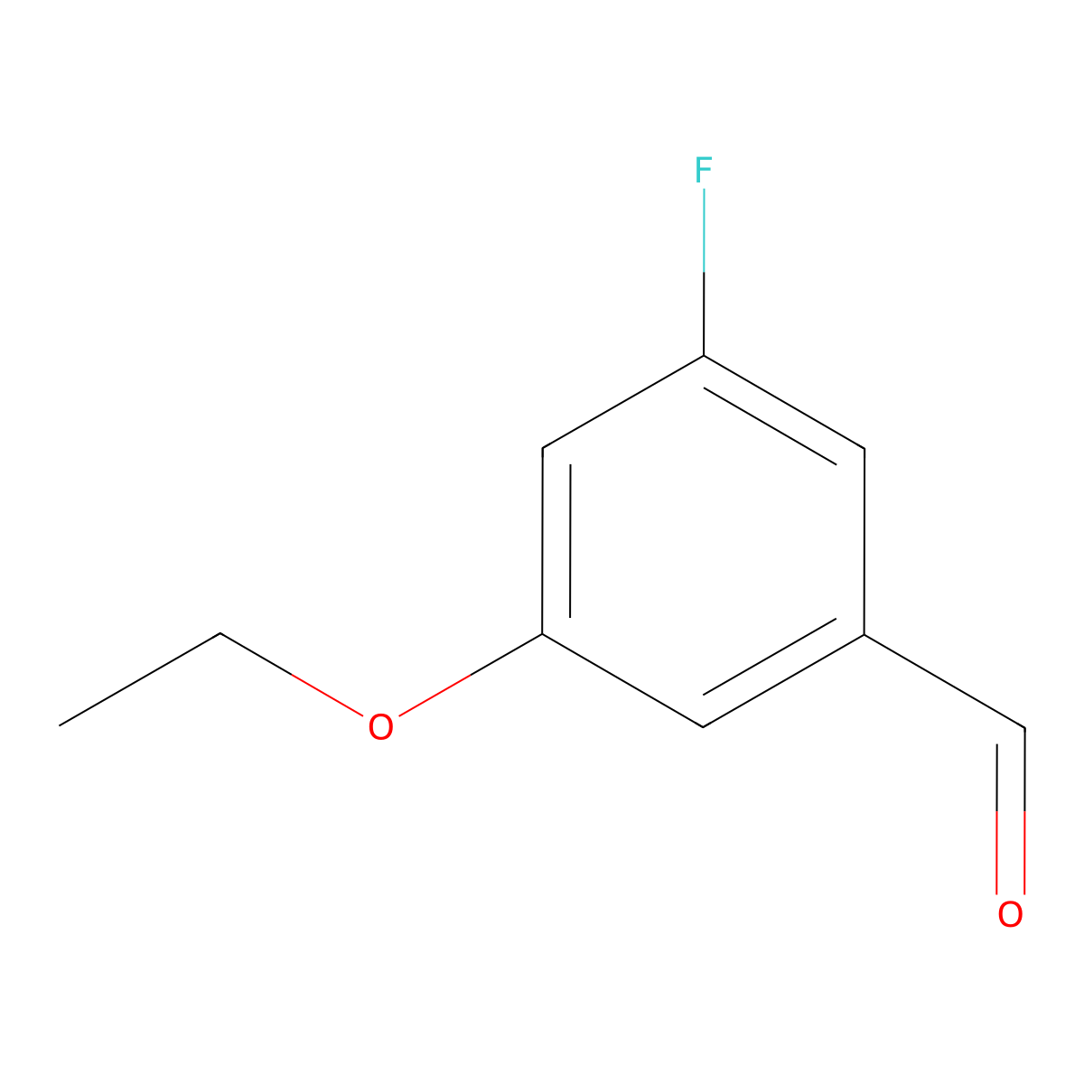 3-Ethoxy-5-fluorobenzaldehyde molecular structure, CAS 1378670-41-7