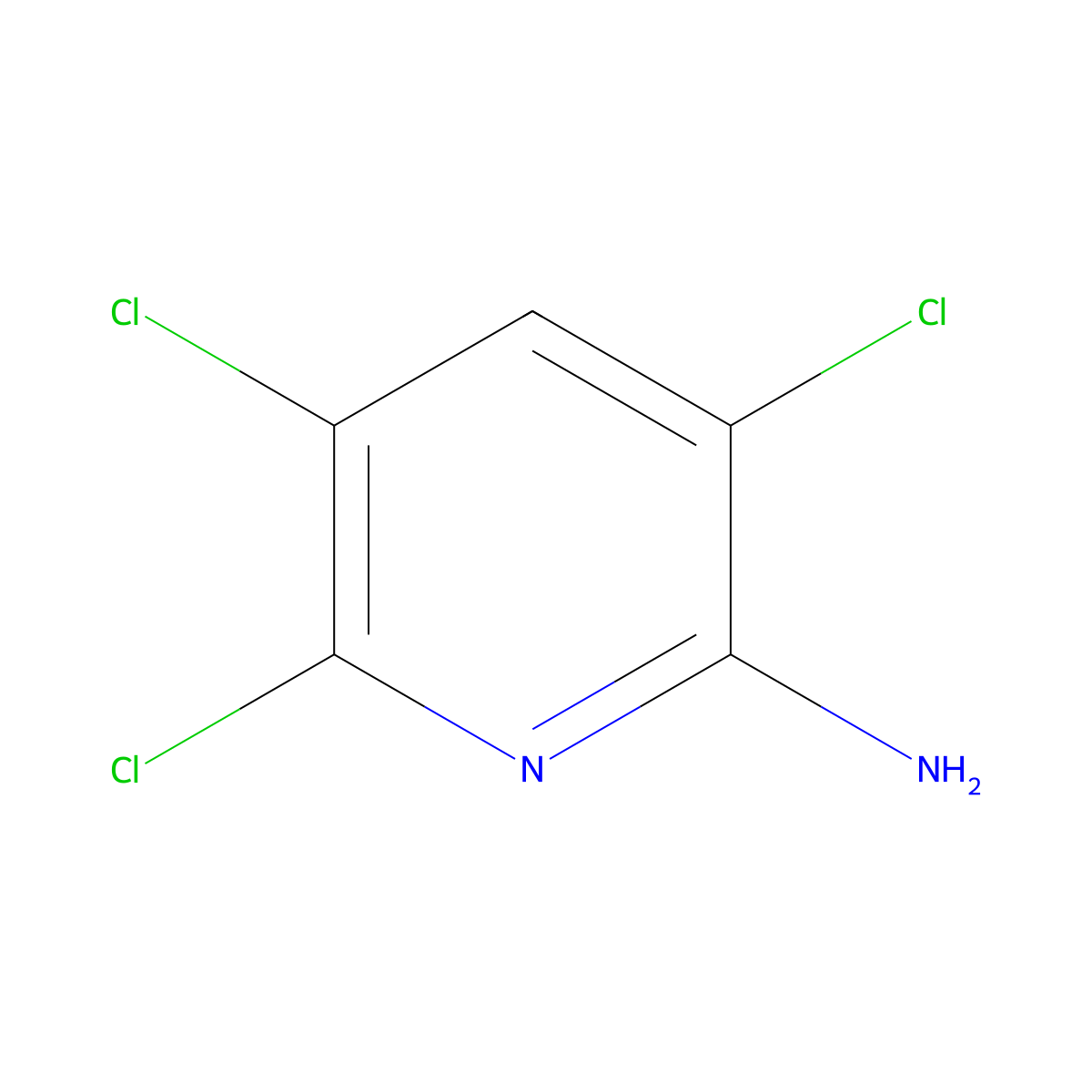 3,5,6-Trichloropyridin-2-amine molecular structure, CAS 1378670-79-1