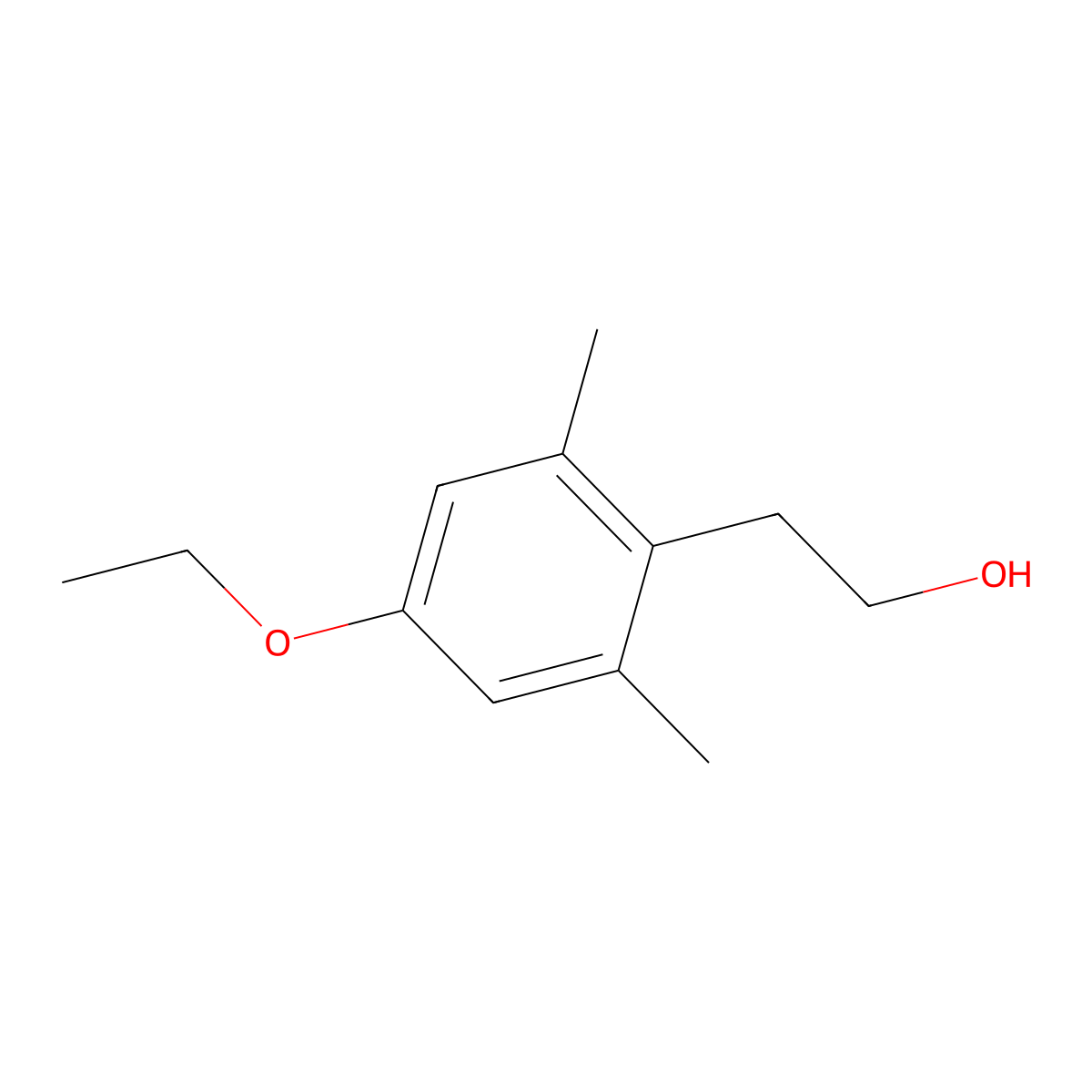 2,6-Dimethyl-4-ethoxyphenethyl alcohol molecular structure, CAS 1378675-56-9