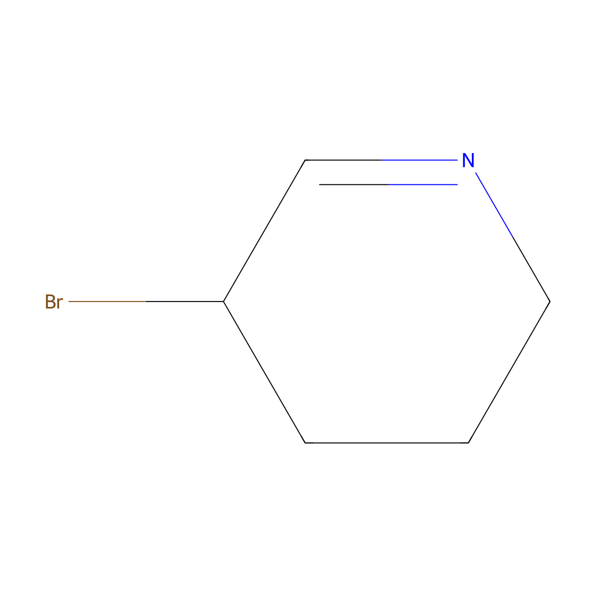 5-Bromo-2,3,4,5-tetrahydropyridine molecular structure, CAS 1378696-68-4