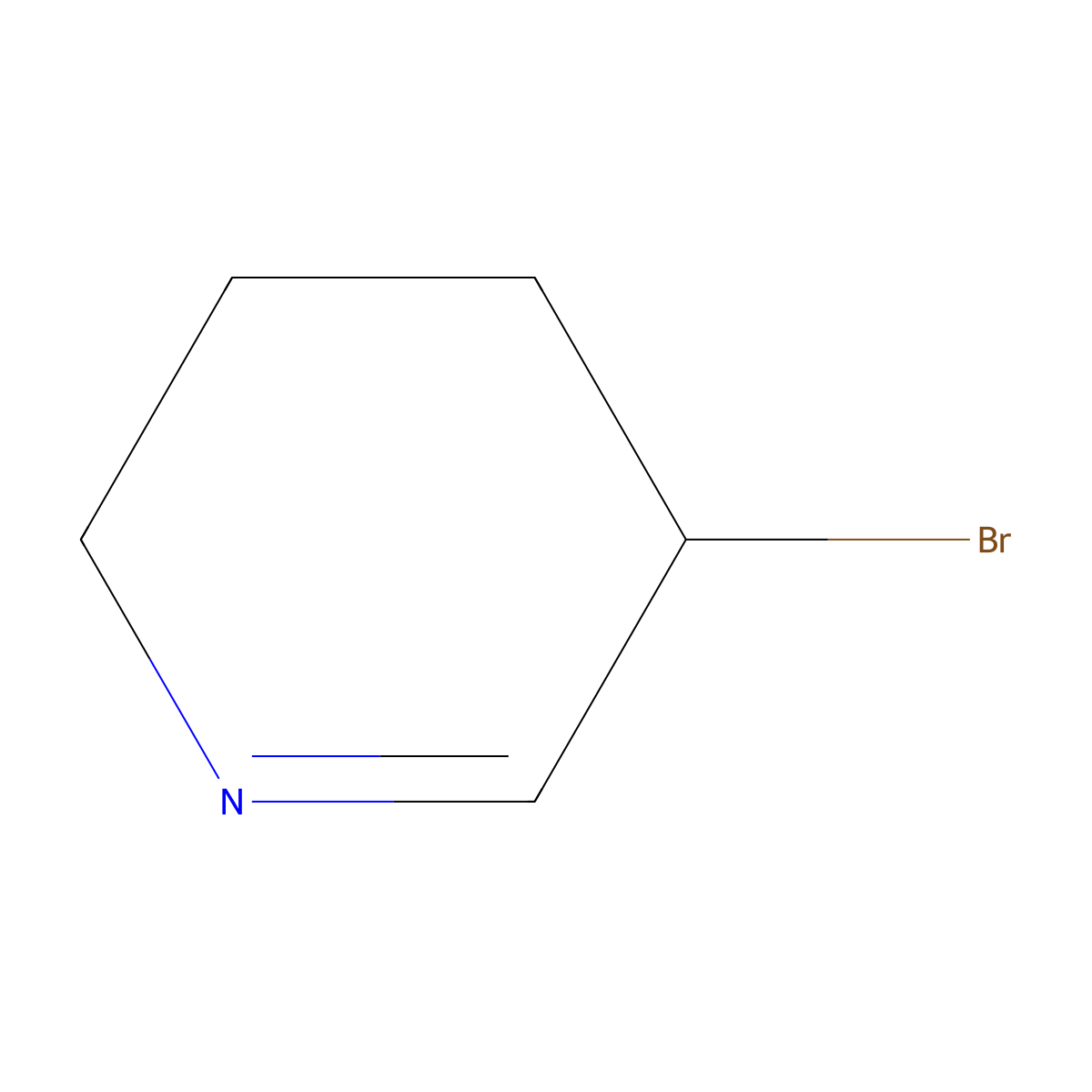 5-Bromo-2,3,4,5-tetrahydropyridine molecular structure, CAS 1378696-68-4
