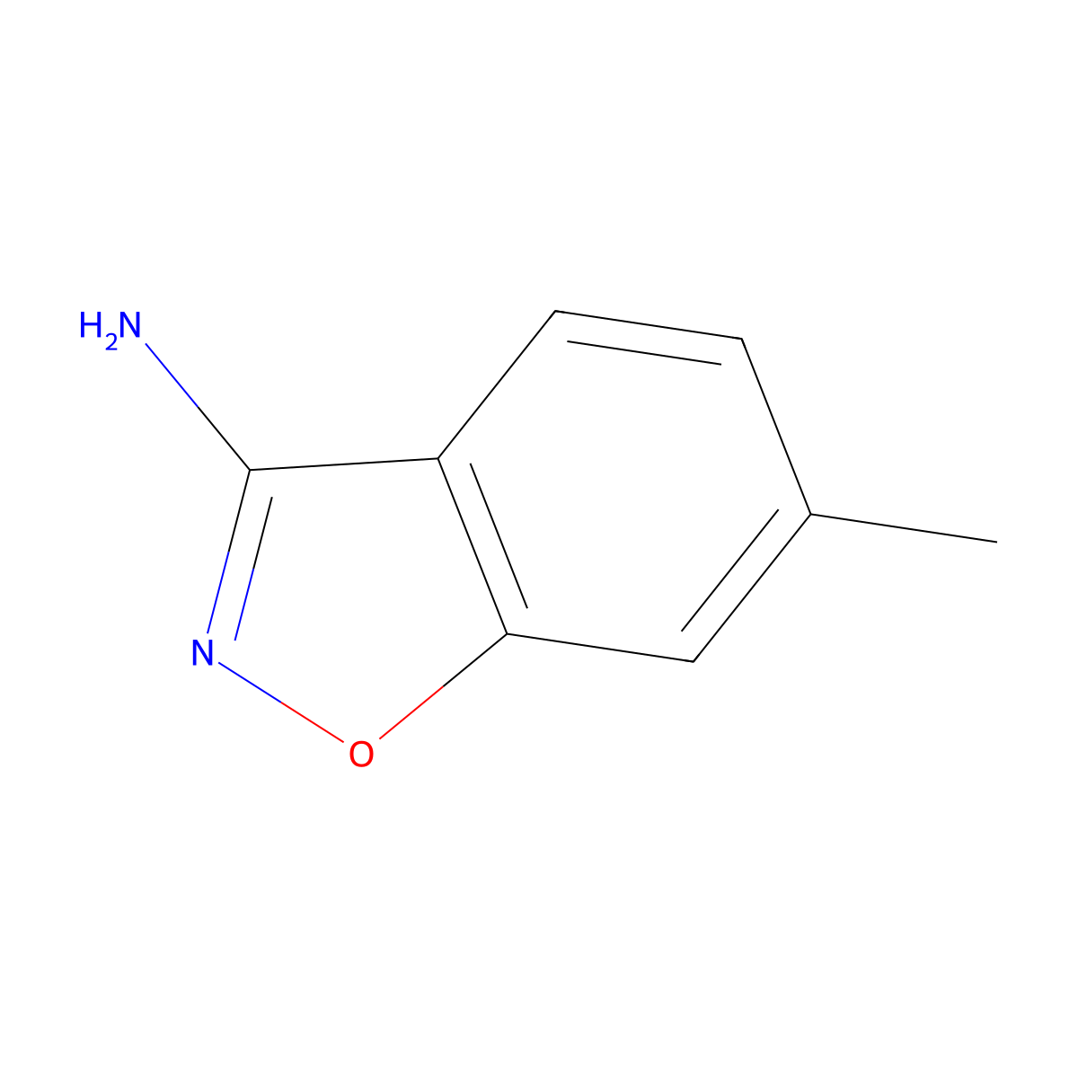 6-Methylbenzo[d]isoxazol-3-amine molecular structure, CAS 1378699-89-8