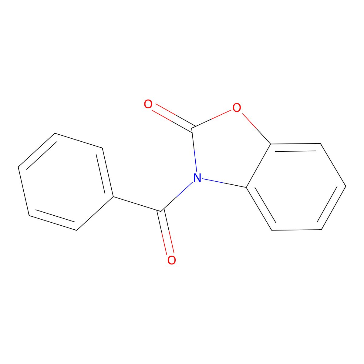 3-Benzoyl-3H-benzooxazol-2-one molecular structure, CAS 13787-59-2
