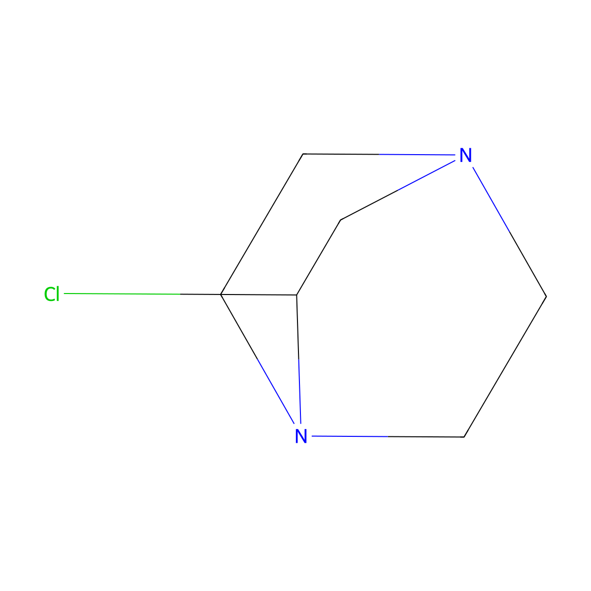 2-Chloro-1,4-diazabicyclo[2.2.2]octane molecular structure, CAS 1378716-17-6