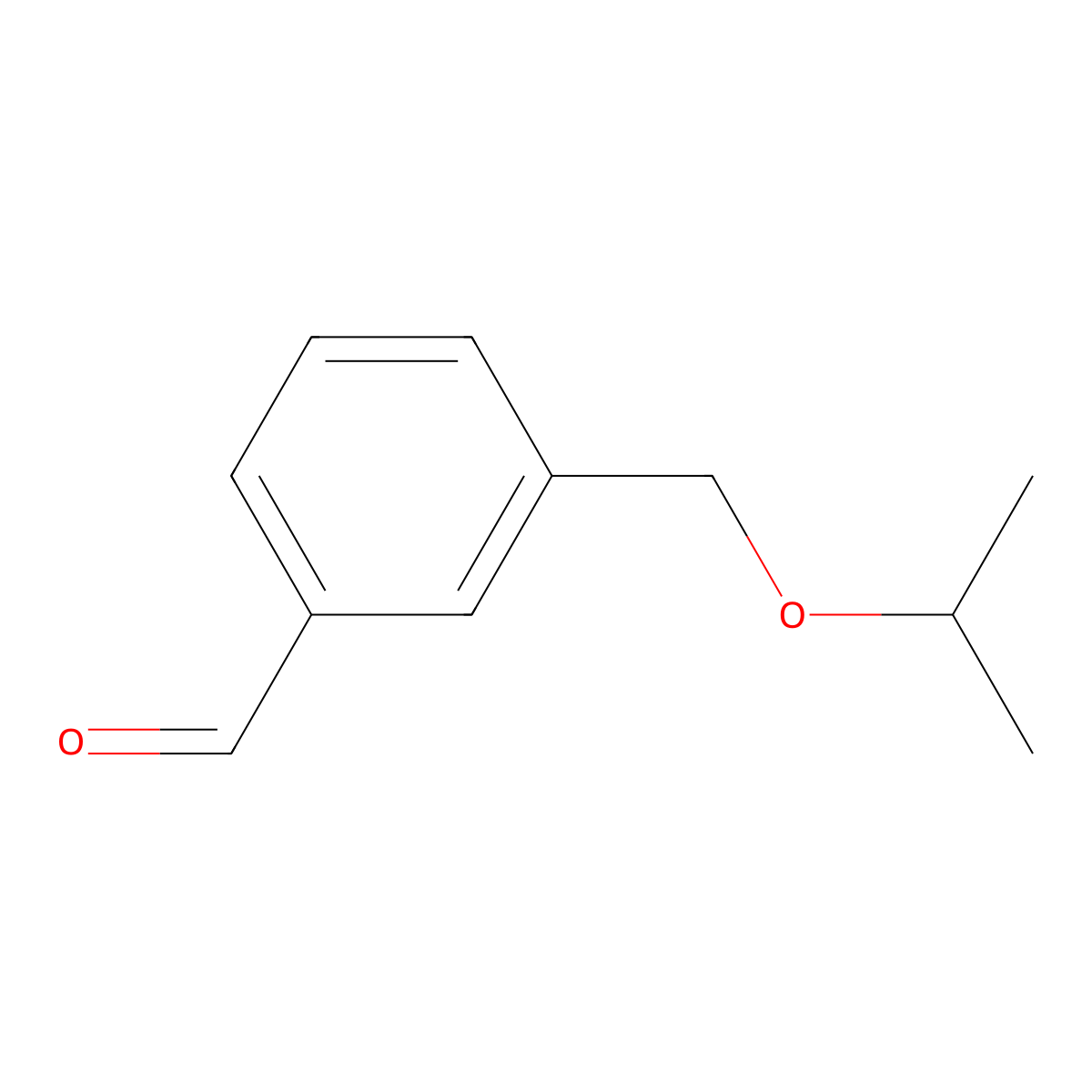 3-(Isopropoxymethyl)benzaldehyde molecular structure, CAS 1378782-95-6