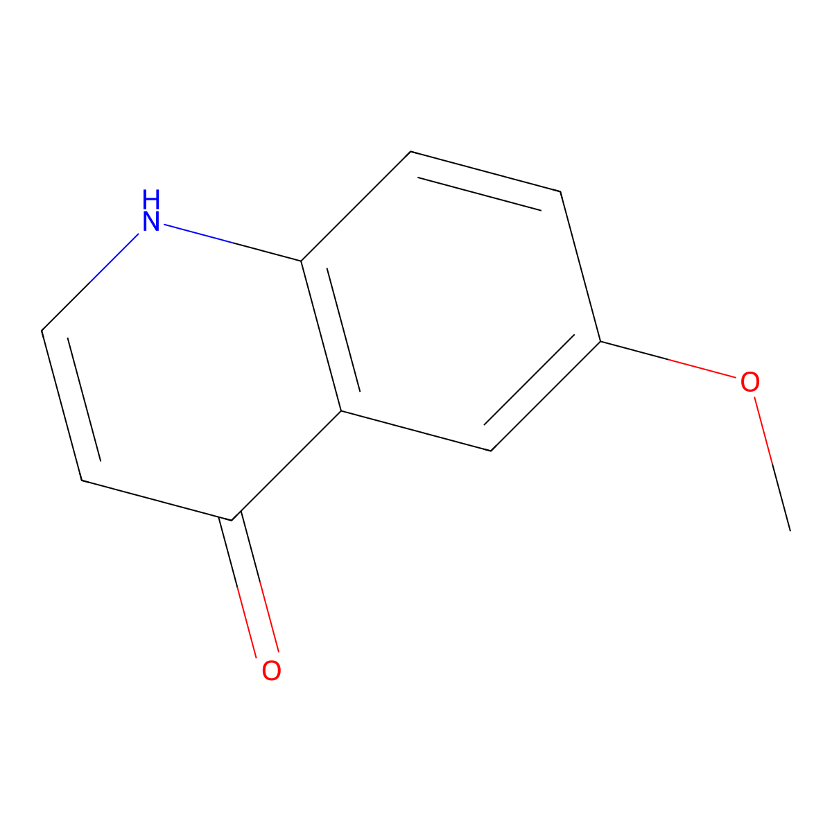 6-Methoxyquinolin-4-ol molecular structure, CAS 13788-72-2