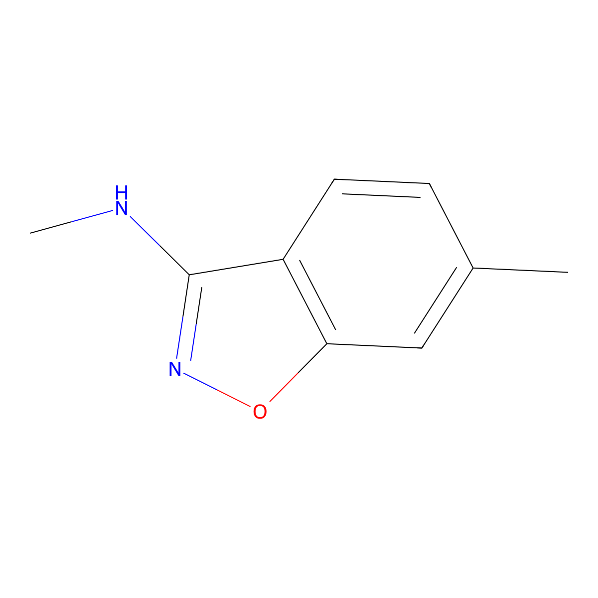 N,6-dimethylbenzo[d]isoxazol-3-amine molecular structure, CAS 1378801-83-2