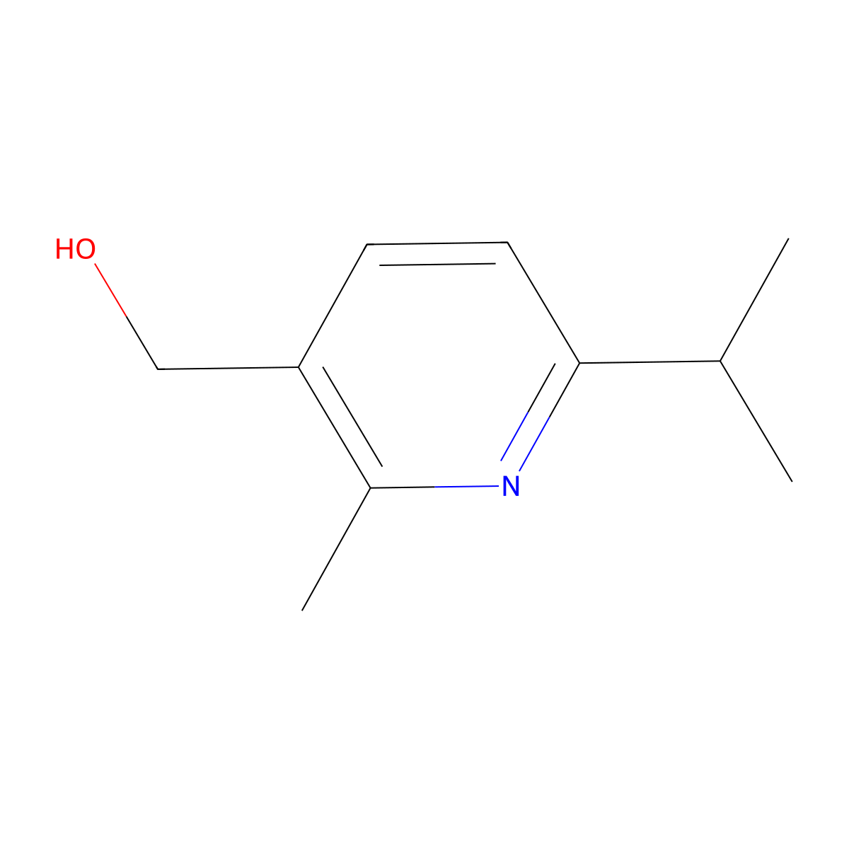 [2-Methyl-6-(propan-2-yl)pyridin-3-yl]methanol molecular structure, CAS 1378811-48-3