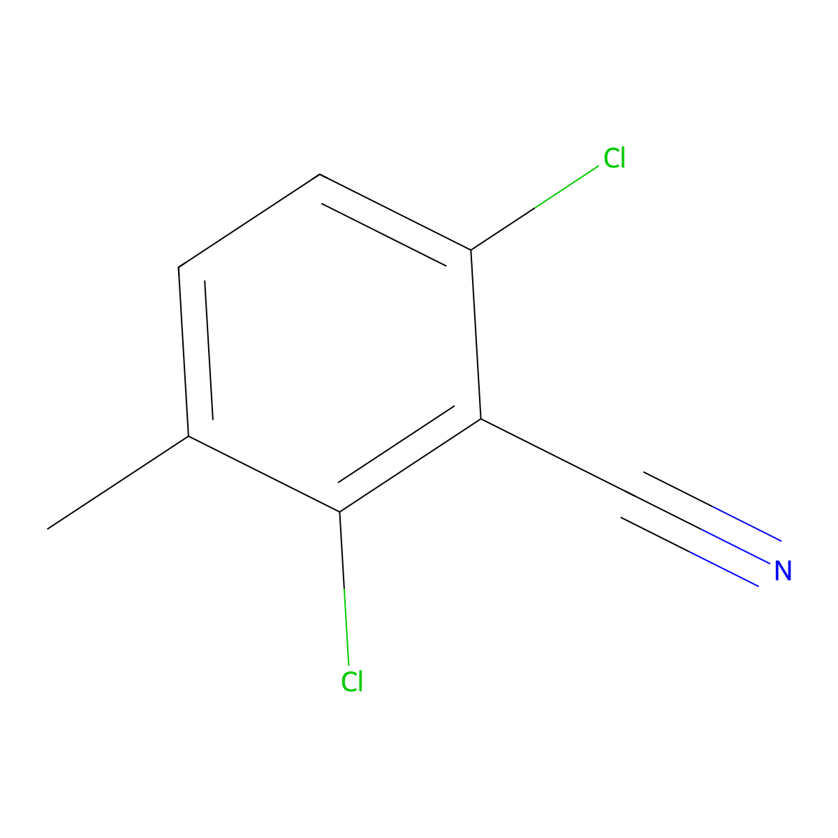 2,6-Dichloro-3-methylbenzonitrile molecular structure, CAS 1378814-25-5