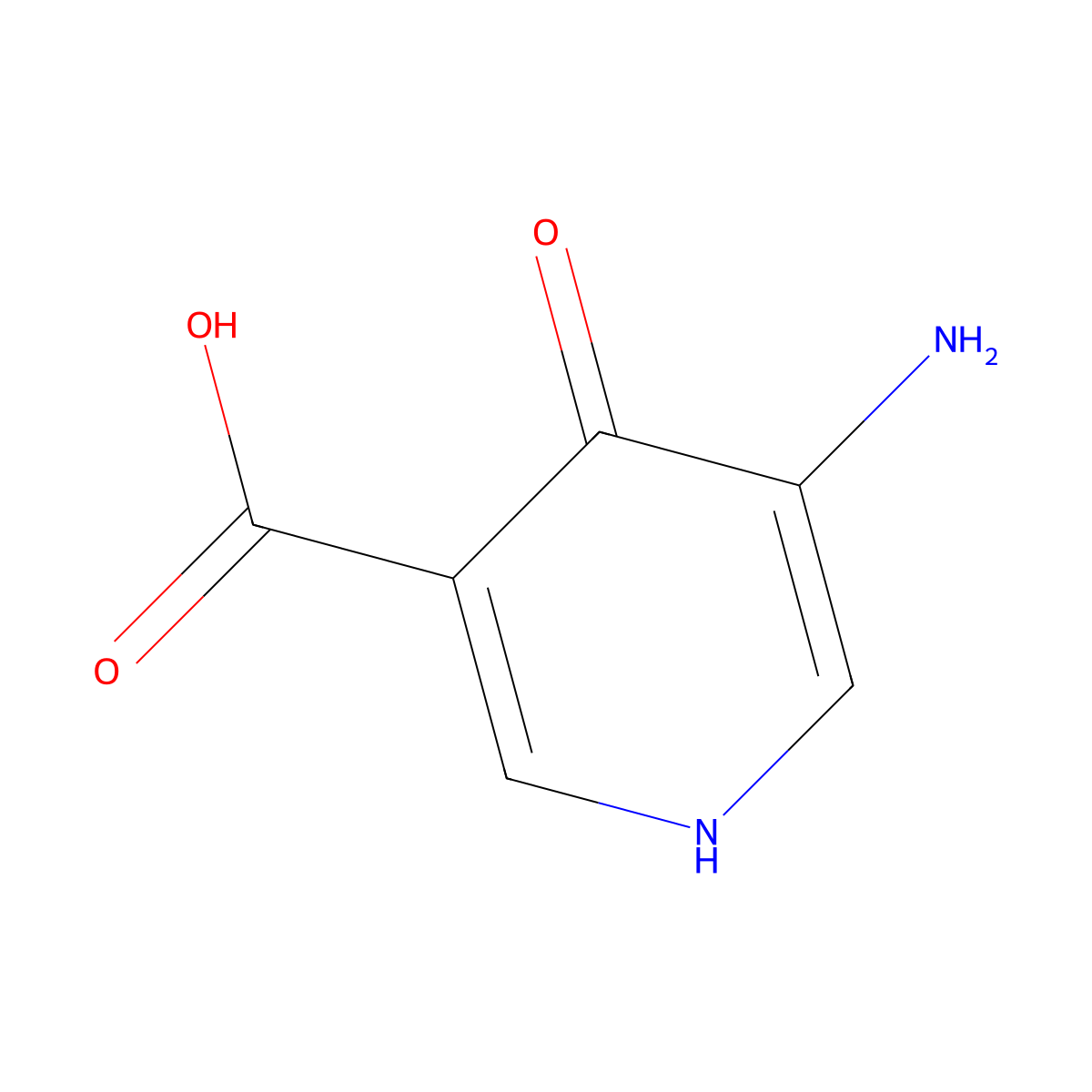 5-Amino-4-hydroxynicotinic acid molecular structure, CAS 1378815-02-1