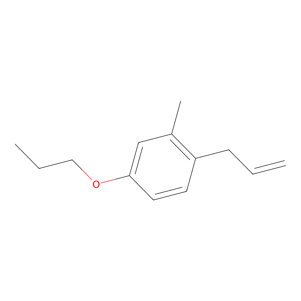 3-(2-Methyl-4-n-propoxyphenyl)-1-propene molecular structure, CAS 1378817-60-7