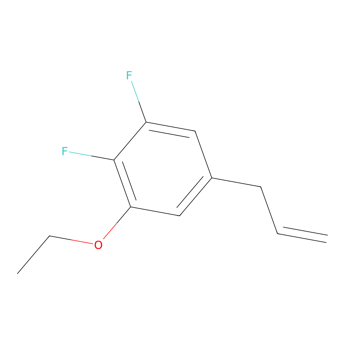 3-(4,5-Difluoro-3-ethoxyphenyl)-1-propene molecular structure, CAS 1378820-24-6