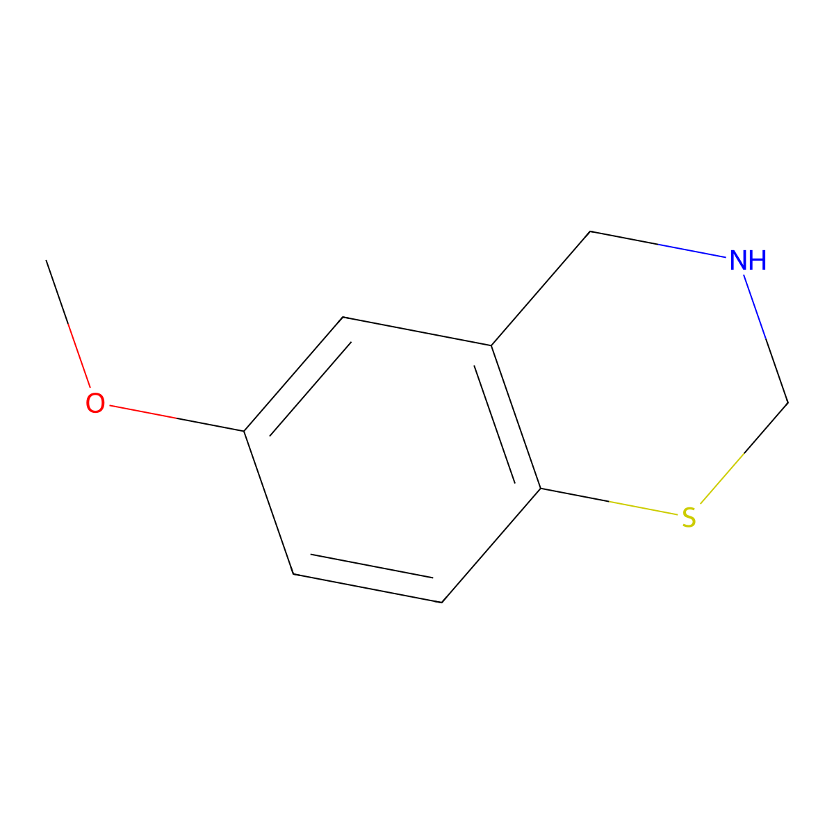 6-Methoxy-3,4-dihydro-2H-benzo[e][1,3]thiazine molecular structure, CAS 1378821-84-1