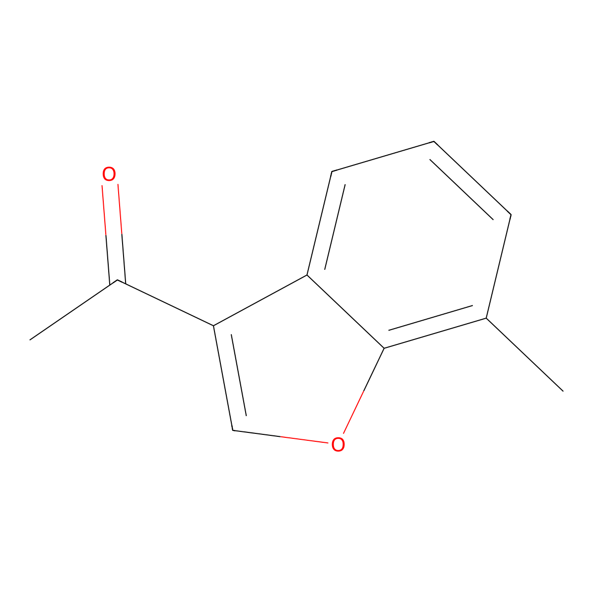 1-(7-Methylbenzofuran-3-YL)ethanone molecular structure, CAS 1378823-02-9
