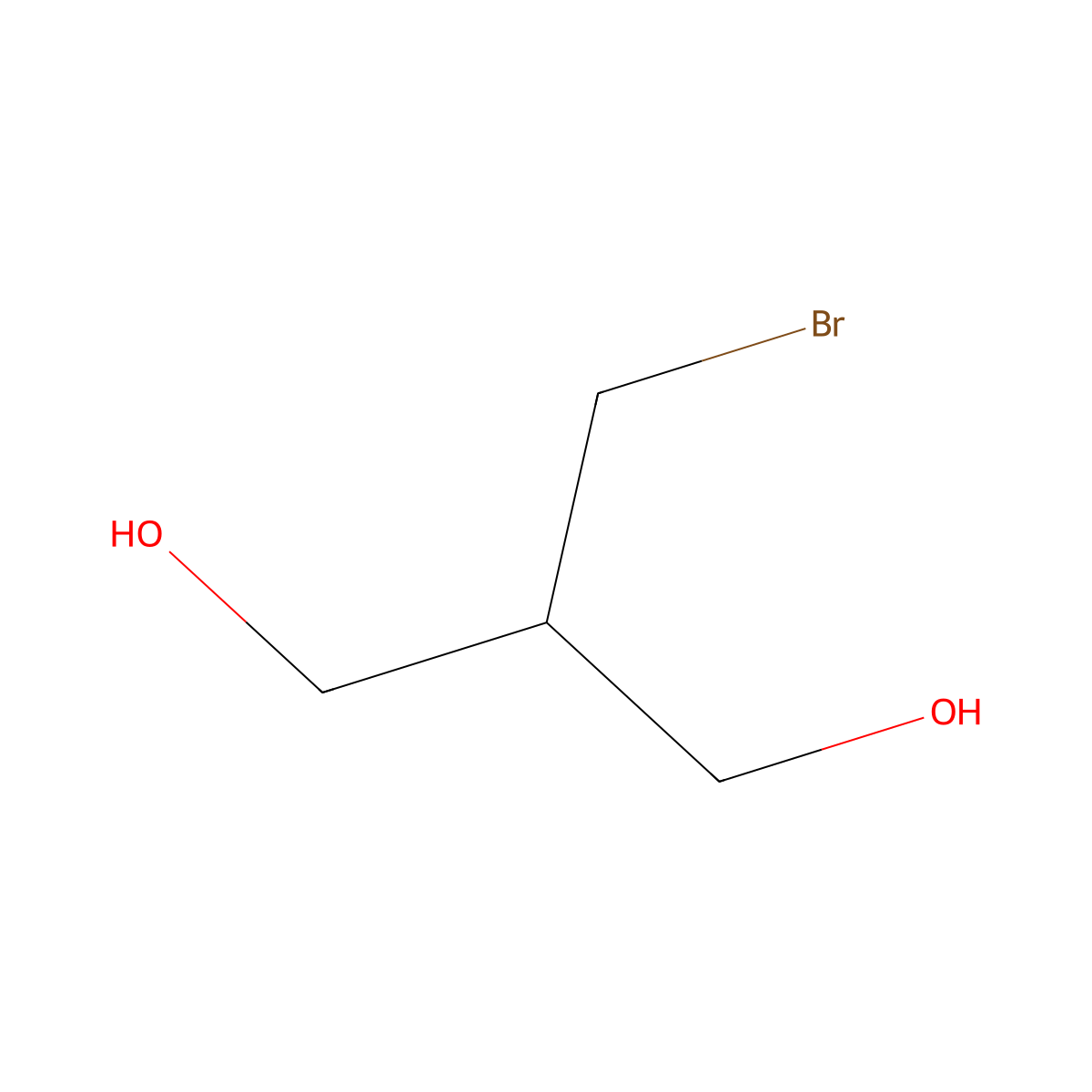 2-(Bromomethyl)propane-1,3-diol molecular structure, CAS 1378829-29-8