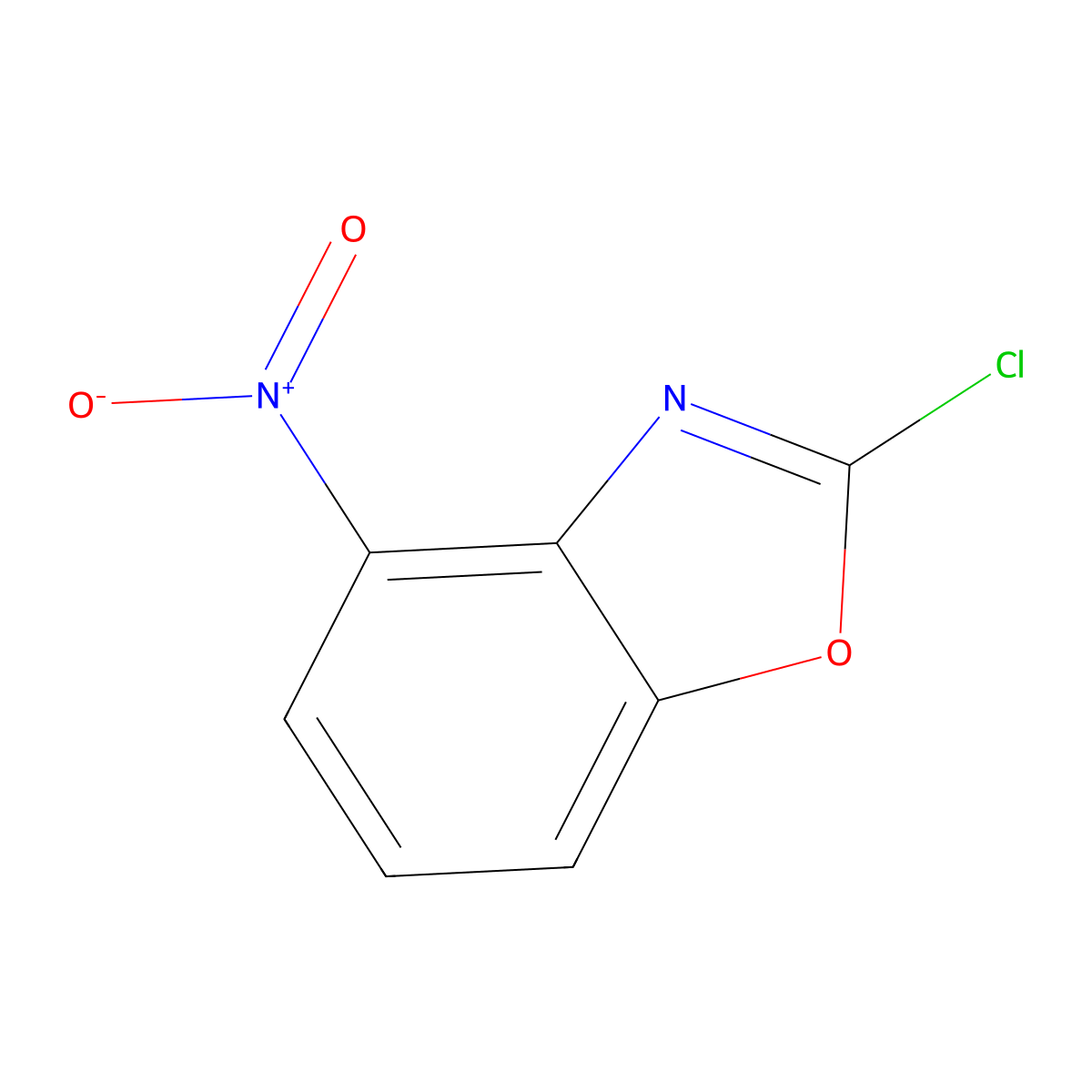 2-Chloro-4-nitrobenzo[d]oxazole molecular structure, CAS 1378830-84-2