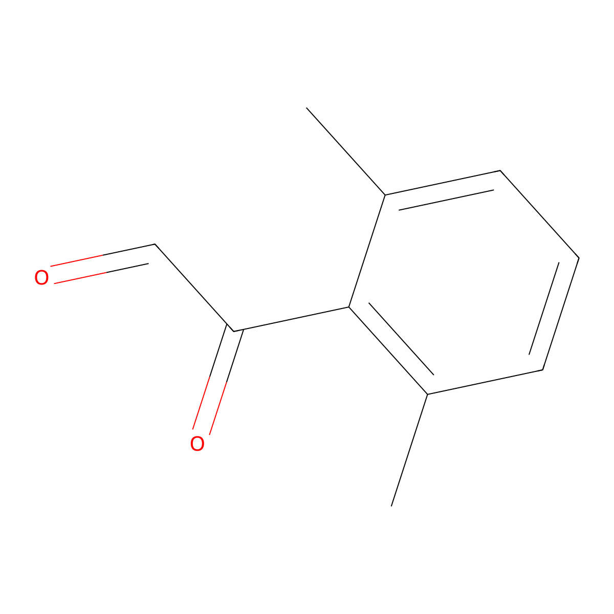 2-(2,6-Dimethylphenyl)-2-oxoacetaldehyde molecular structure, CAS 1378830-94-4