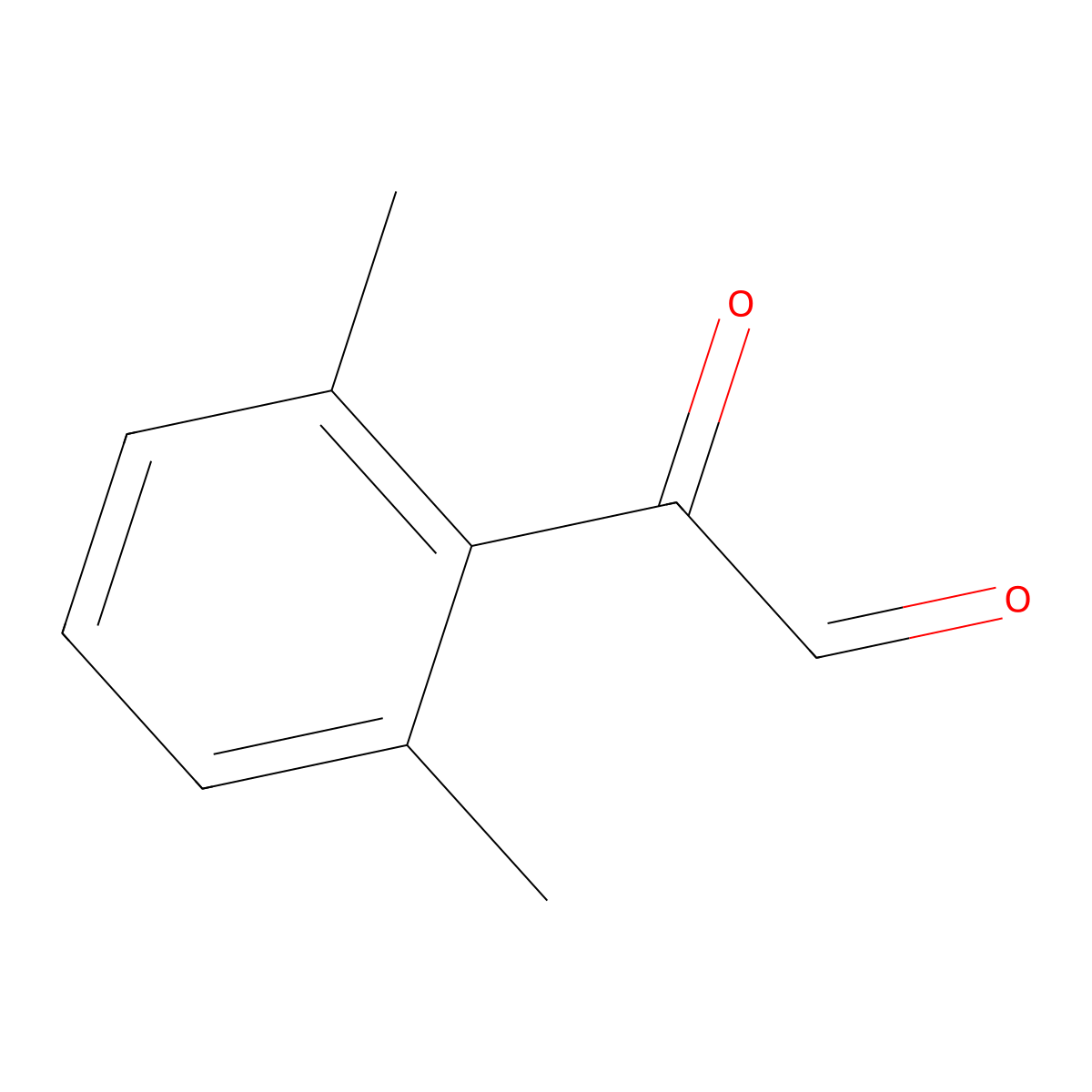 2-(2,6-Dimethylphenyl)-2-oxoacetaldehyde molecular structure, CAS 1378830-94-4