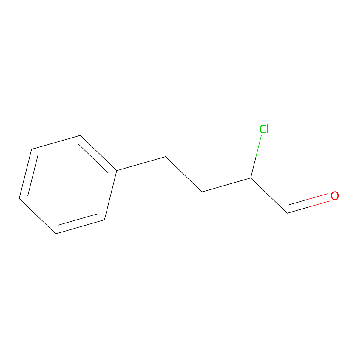 2-Chloro-4-phenylbutanal molecular structure, CAS 1378834-52-6