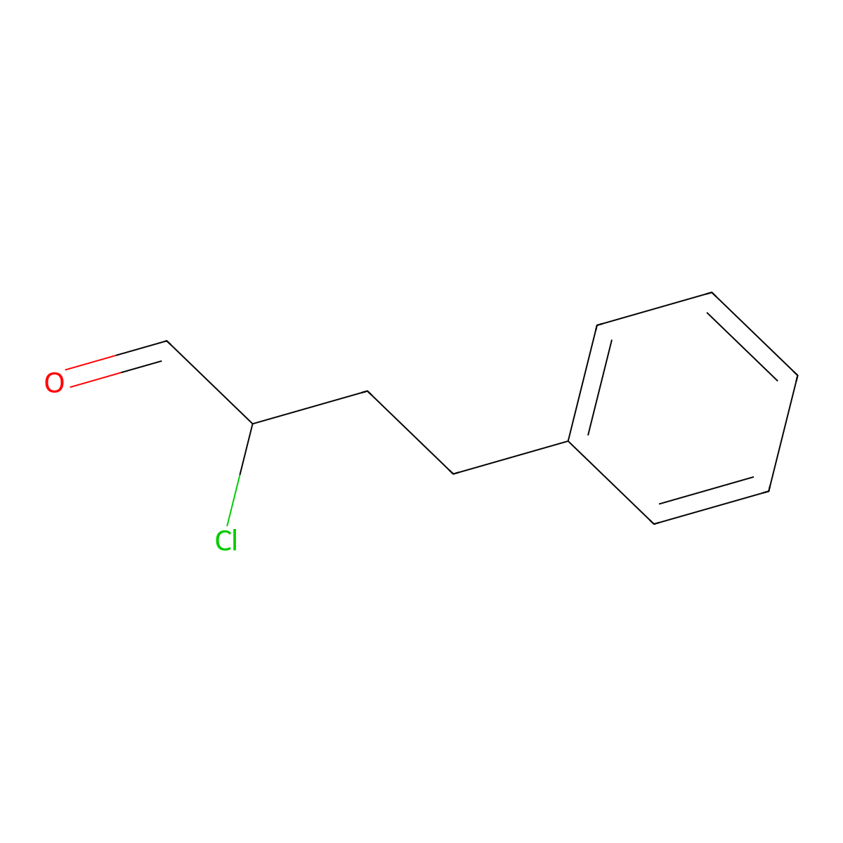 2-Chloro-4-phenylbutanal molecular structure, CAS 1378834-52-6