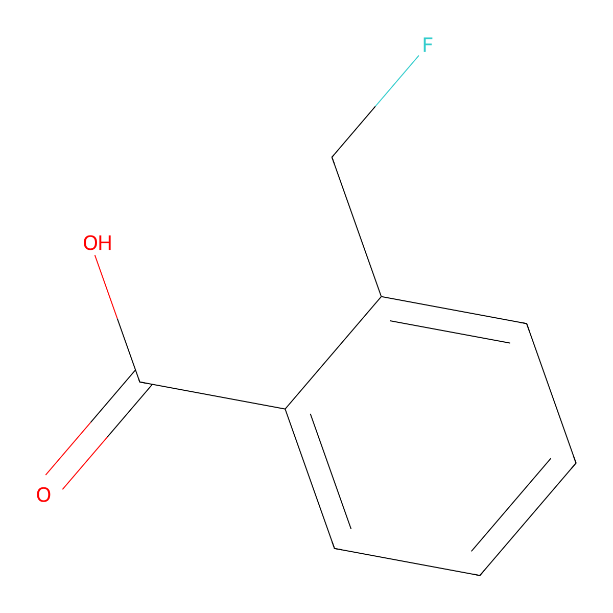 2-(Fluoromethyl)benzoic acid molecular structure, CAS 1378842-38-6