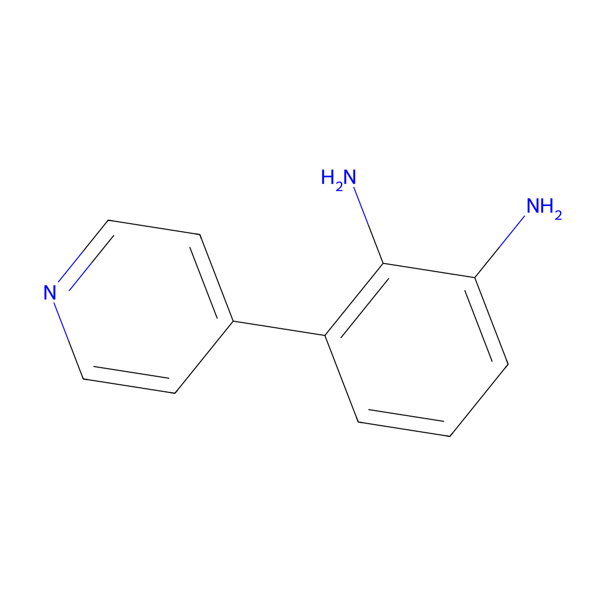 3-(Pyridin-4-yl)benzene-1,2-diamine molecular structure, CAS 1378859-82-5