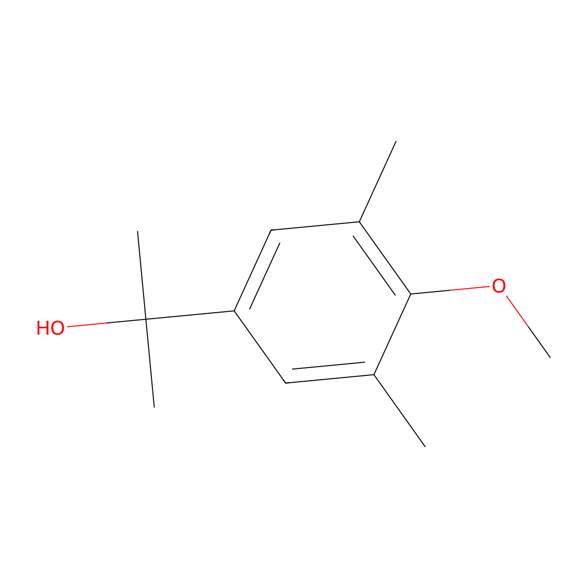 2-(3,5-Dimethyl-4-methoxyphenyl)-2-propanol molecular structure, CAS 1378860-10-6