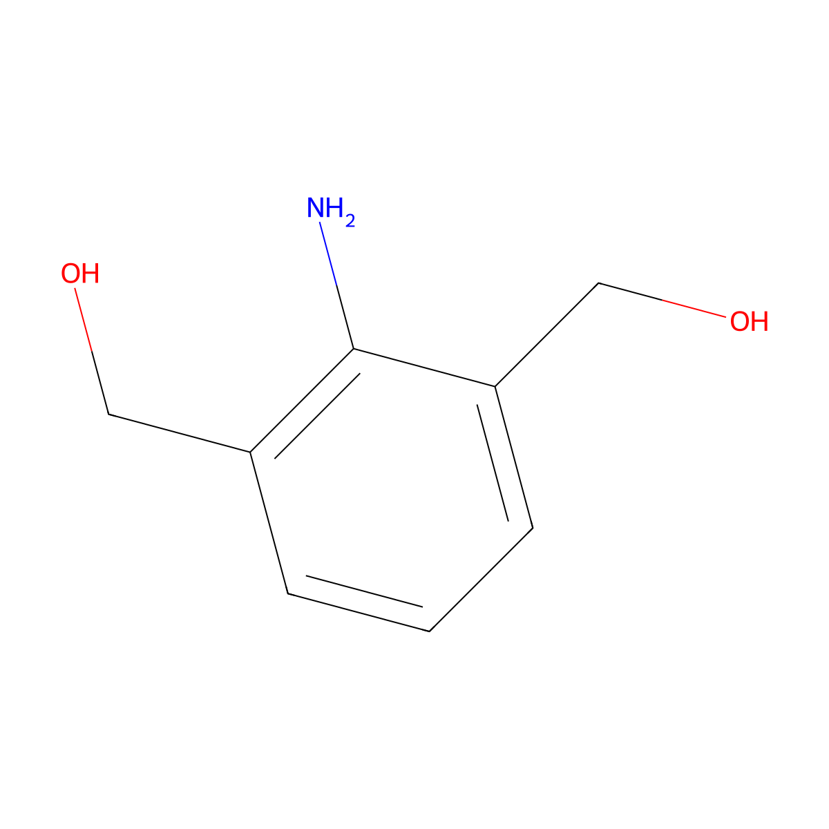 (2-Amino-1,3-phenylene)dimethanol molecular structure, CAS 1378860-88-8