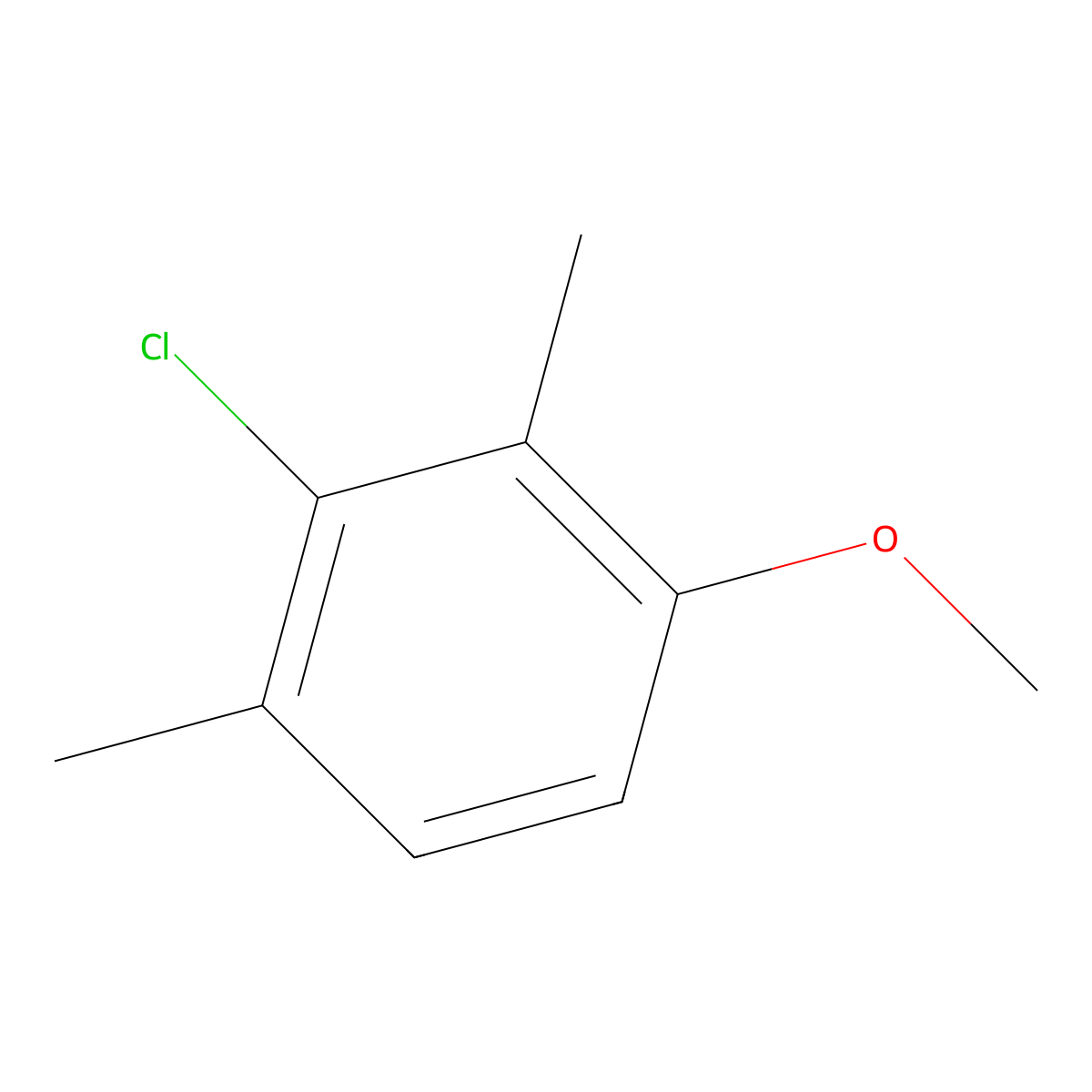 2-Chloro-4-methoxy-1,3-dimethylbenZene molecular structure, CAS 1378867-94-7