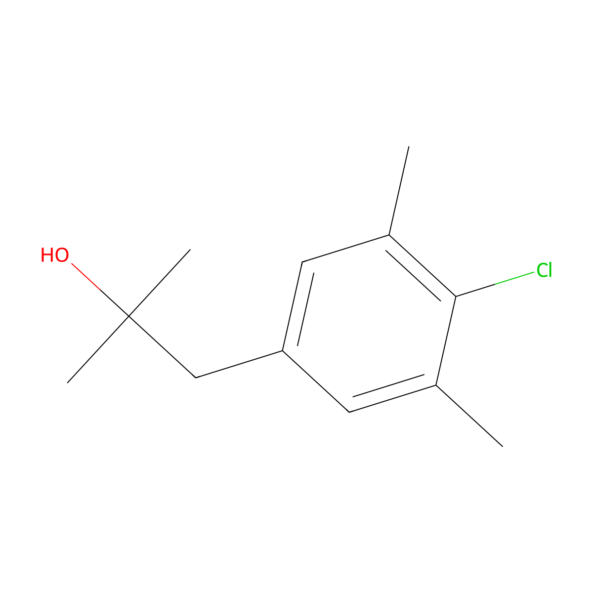 1-(4-Chloro-3,5-dimethylphenyl)-2-methyl-2-propanol molecular structure, CAS 1378879-25-4