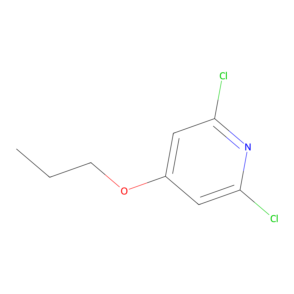 2,6-Dichloro-4-propoxypyridine molecular structure, CAS 1378880-03-5