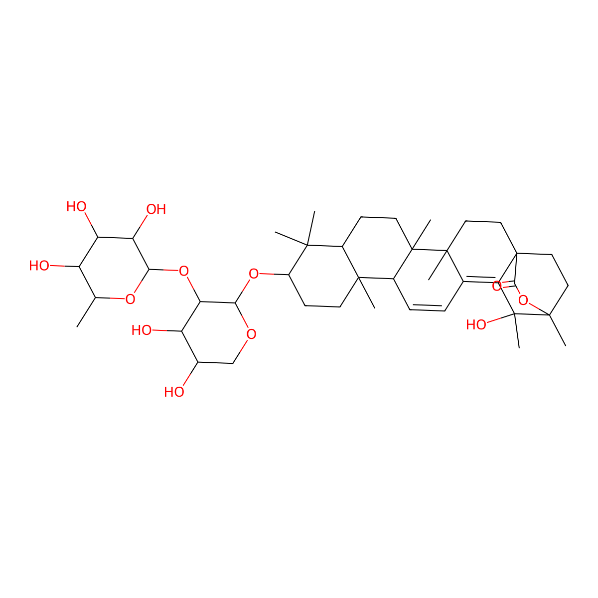 Ilekudinchoside D molecular structure, CAS 1378931-11-3