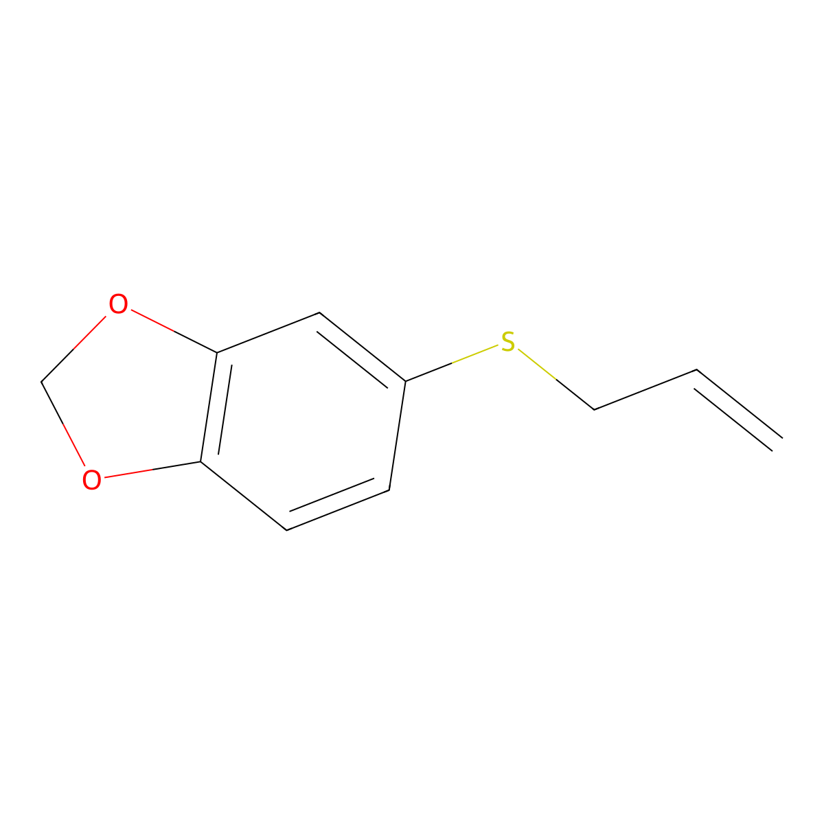 5-(Allylthio)benzo[d][1,3]dioxole molecular structure, CAS 1379029-51-2