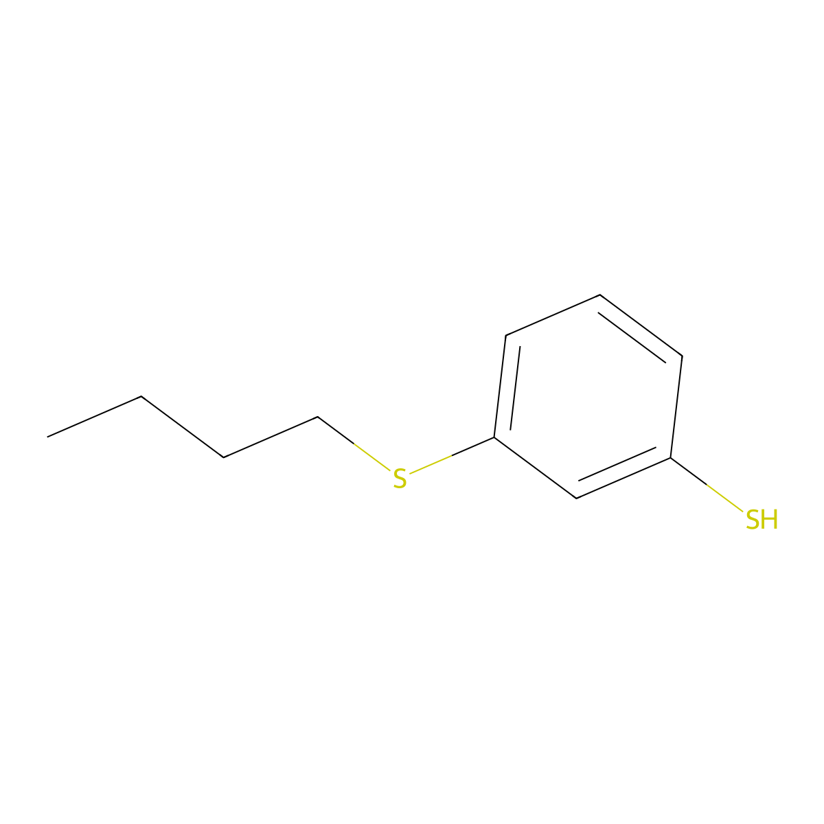 3-(n-Butylthio)thiophenol molecular structure, CAS 1379031-70-5