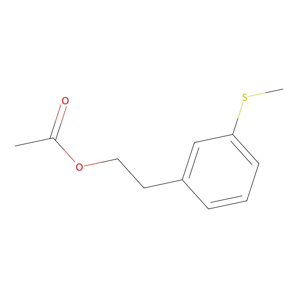3-(Methylthio)phenethyl acetate molecular structure, CAS 1379040-17-1