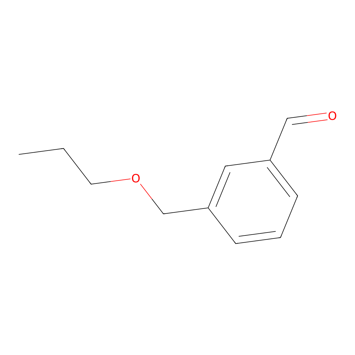 3-(Propoxymethyl)benzaldehyde molecular structure, CAS 1379046-70-4