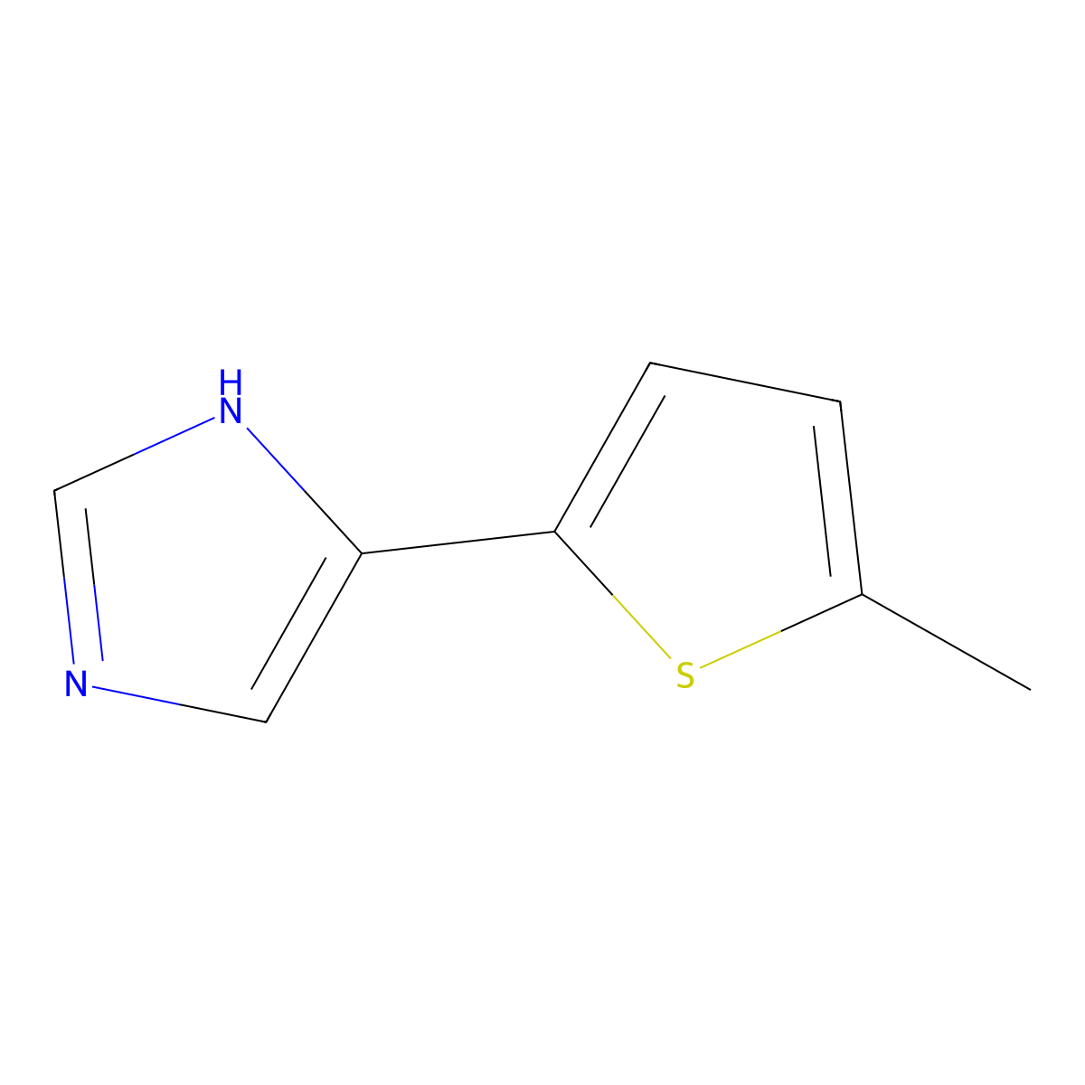4-(5-methylthiophen-2-yl)-1H-imidazole molecular structure, CAS 1379056-23-1
