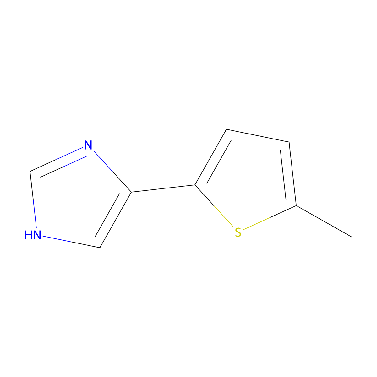 4-(5-methylthiophen-2-yl)-1H-imidazole molecular structure, CAS 1379056-23-1
