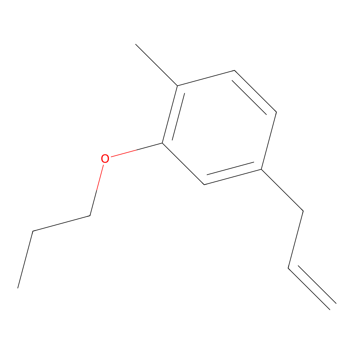 3-(4-Methyl-3-n-propoxyphenyl)-1-propene molecular structure, CAS 1379089-90-3