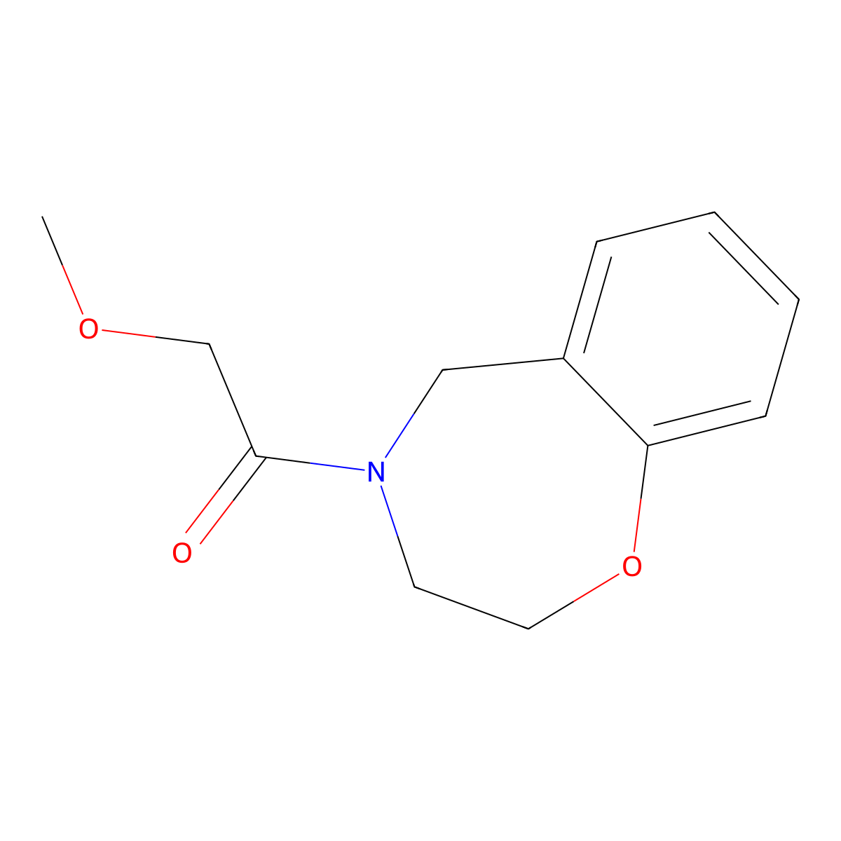 1-(2,3-dihydrobenzo[f][1,4]oxazepin-4(5H)-yl)-2-methoxyethanone molecular structure, CAS 1379105-55-1