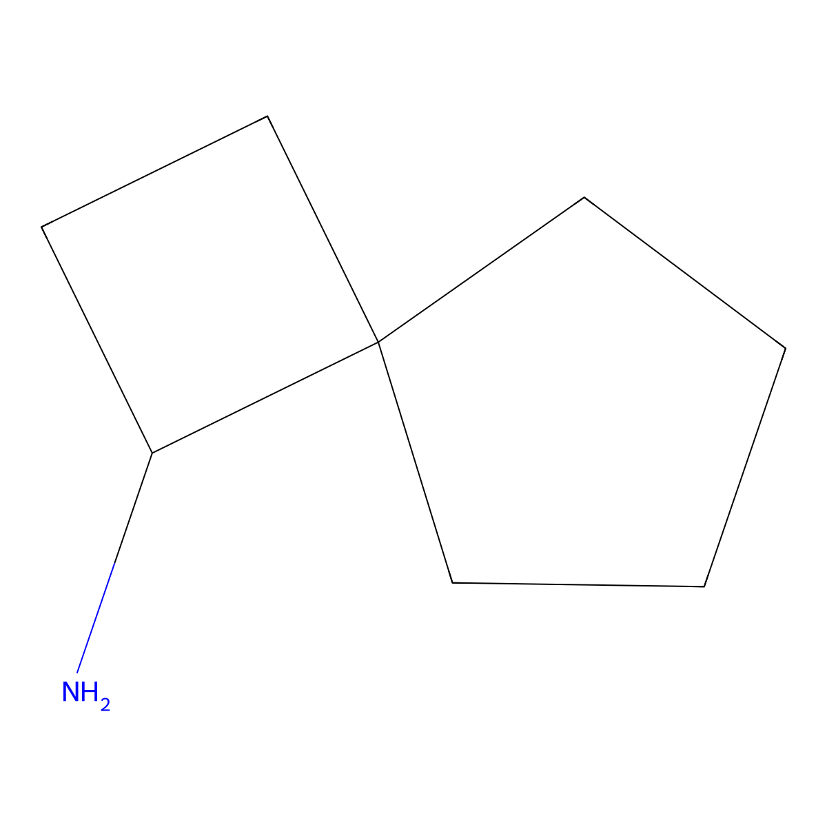 Spiro(3.4)octan-1-amine molecular structure, CAS 1379148-40-9