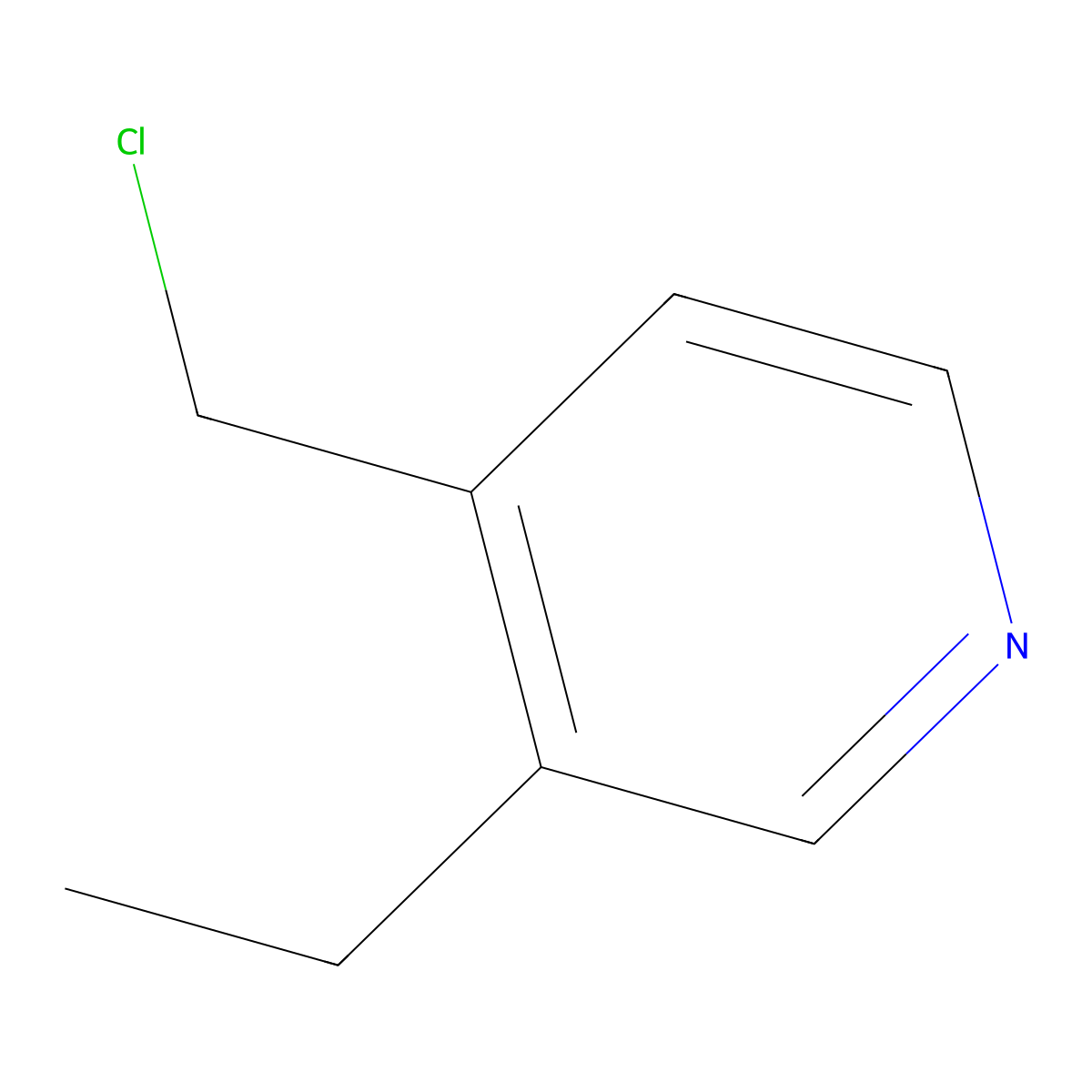4-(Chloromethyl)-3-ethylpyridine molecular structure, CAS 1379149-18-4