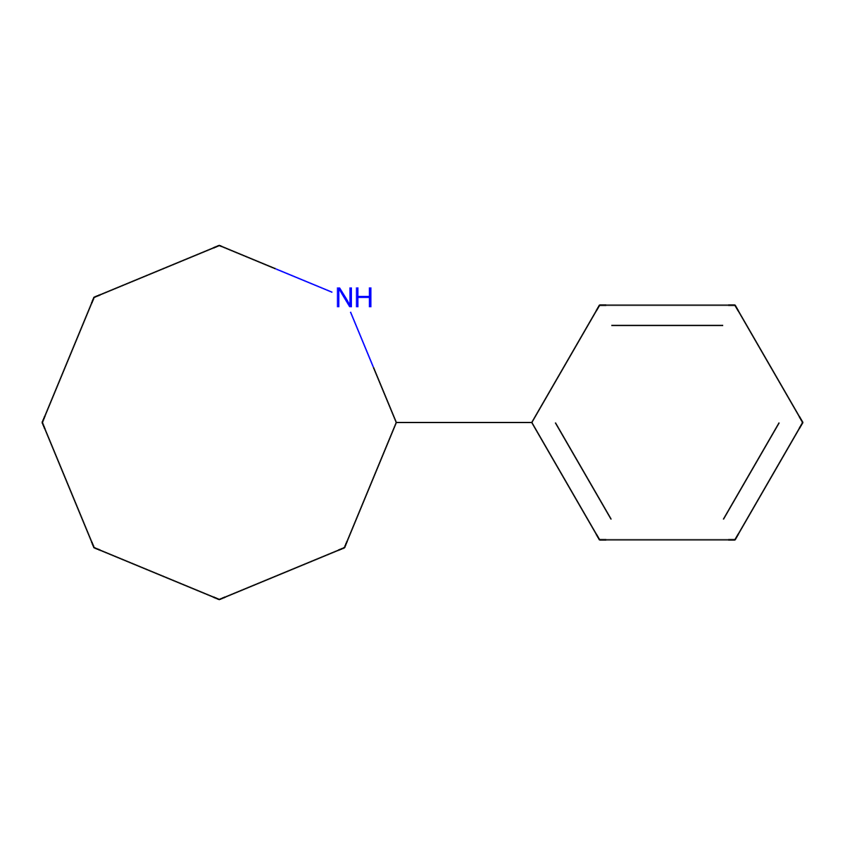 2-Phenylazocane molecular structure, CAS 1379168-02-1