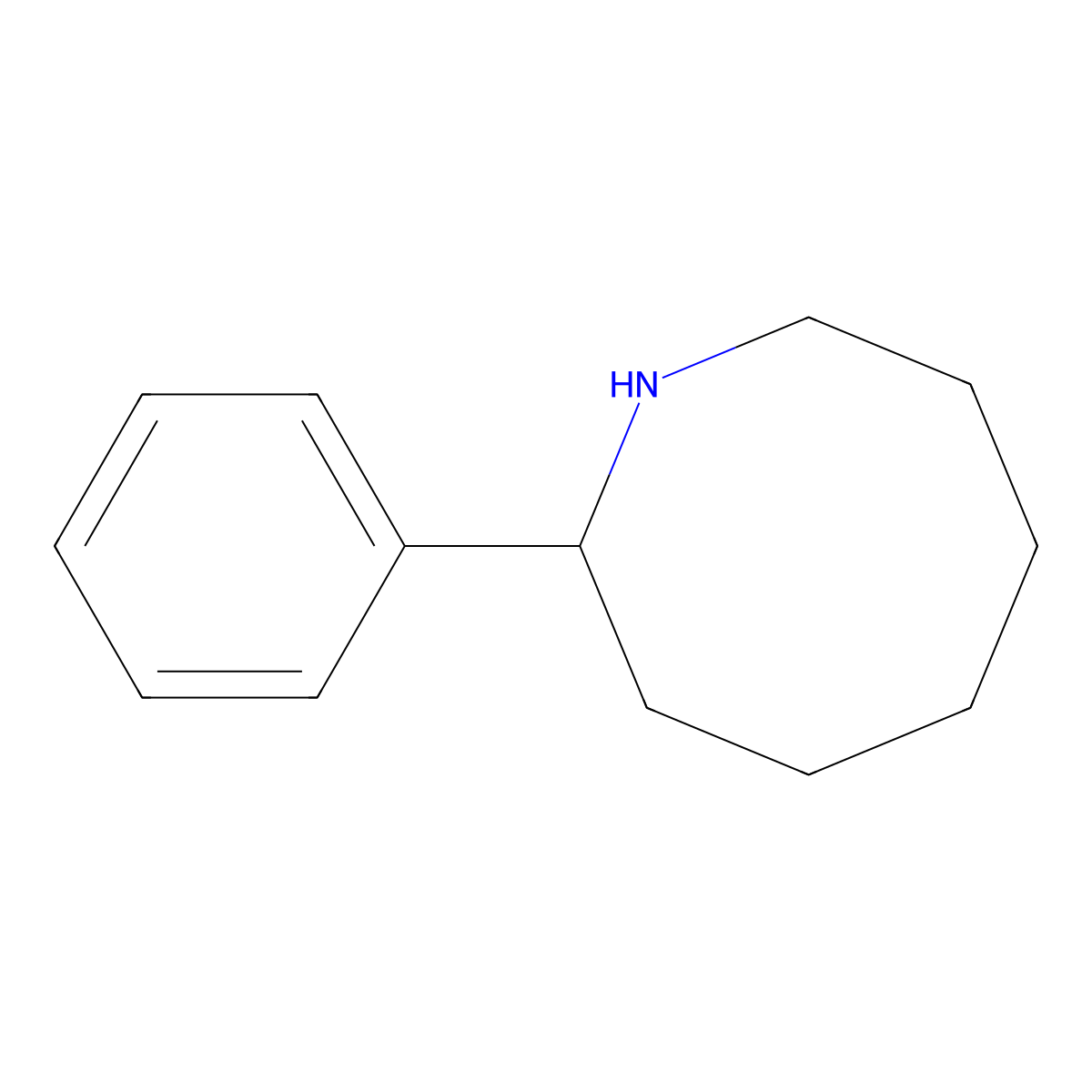 2-Phenylazocane molecular structure, CAS 1379168-02-1