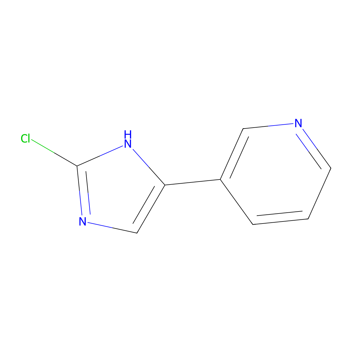 3-(2-Chloro-1H-imidazol-5-yl)pyridine molecular structure, CAS 1379179-47-1